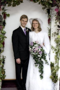 Last shots of Bride and Groom before heading to the reception hall.